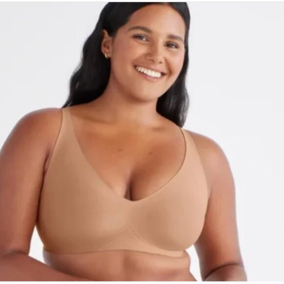 Knix Revolution Bra Womens Size XXXXL 3D Wireless Support Warm Sand NWT - Picture 1 of 11